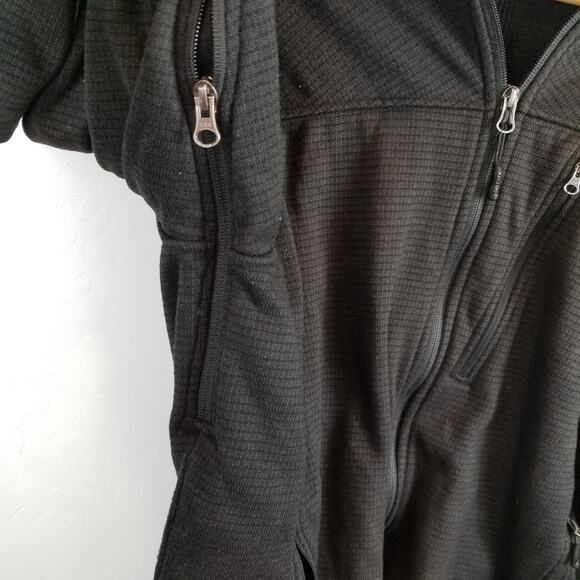 Marmot Women's Black Knit Zip Front Jacket Size M Medium - Picture 8 of 13